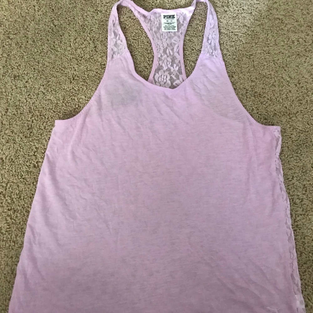 Tank top with full lace back